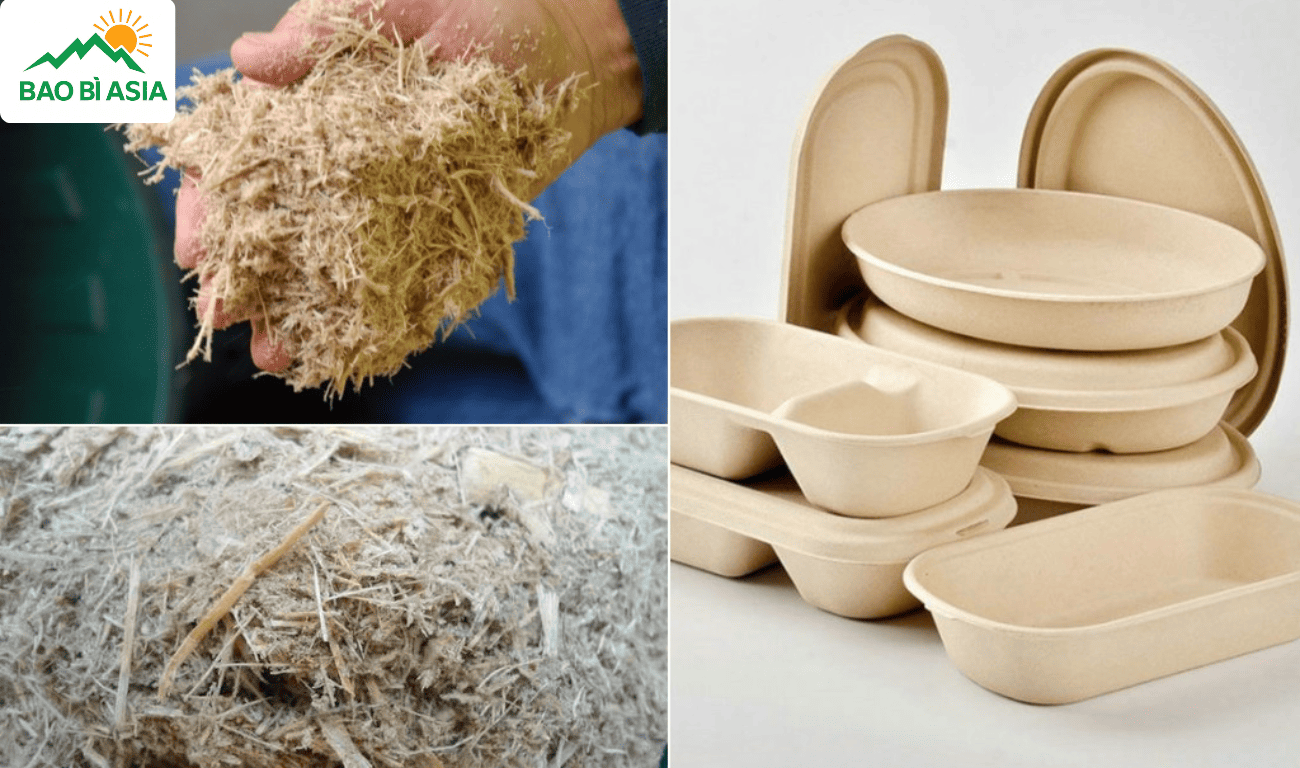 Bã mía làm tô giấy