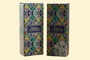 HĐR08 - Hộp giấy Ivory đựng rượu vang in offset nhiều màu