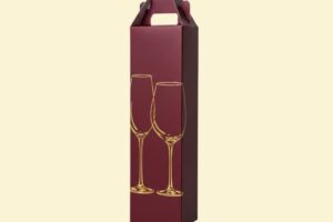 HĐR15 - Hộp giấy xếp đáy đựng chai rượu vang giá rẻ