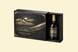 HĐR20 - Hộp carton lạnh đựng rượu nắp trượt hiện đại