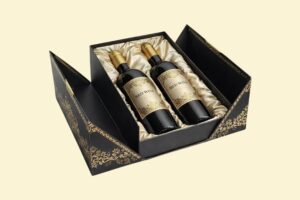 HĐR23 - Hộp cứng đựng rượu vang mở cánh bướm cao cấp