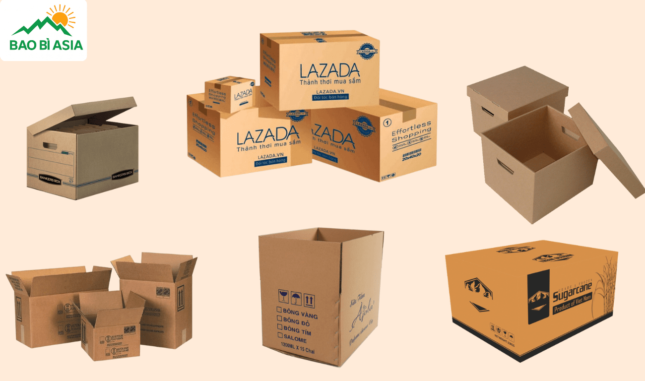 Thùng Carton đóng hàng cho đồ gia dụng