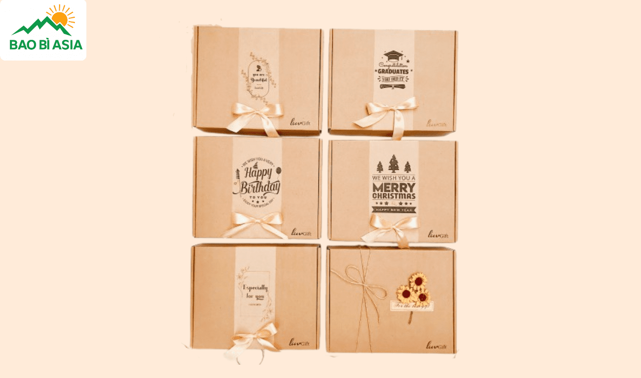 Hộp quà giấy Kraft