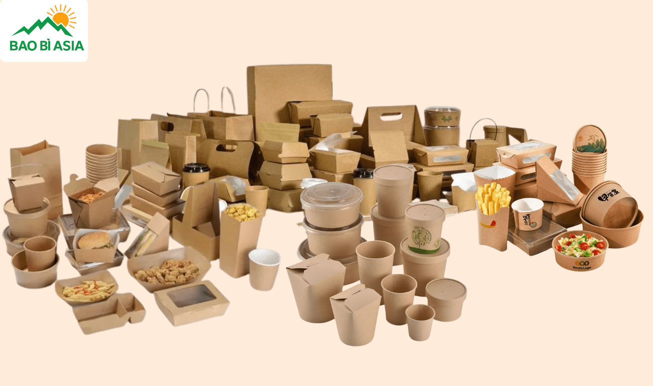 Hộp giấy đựng thức ăn tại Bao Bì Asia