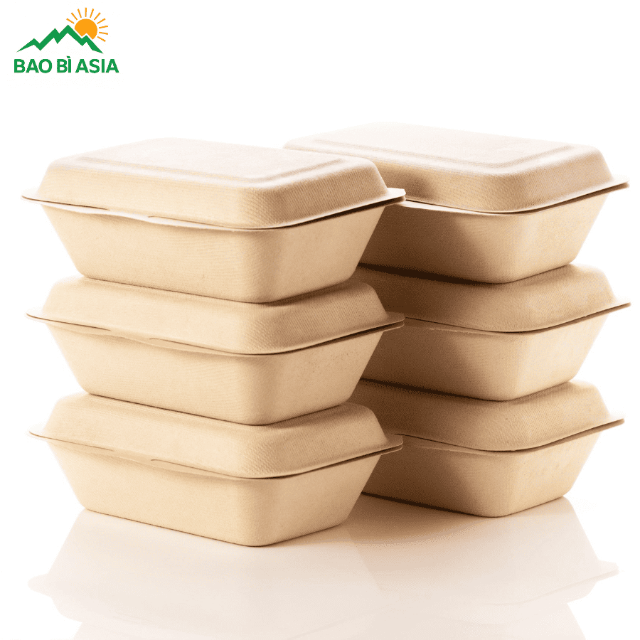 Hộp bã mía đẹp mẫu 2