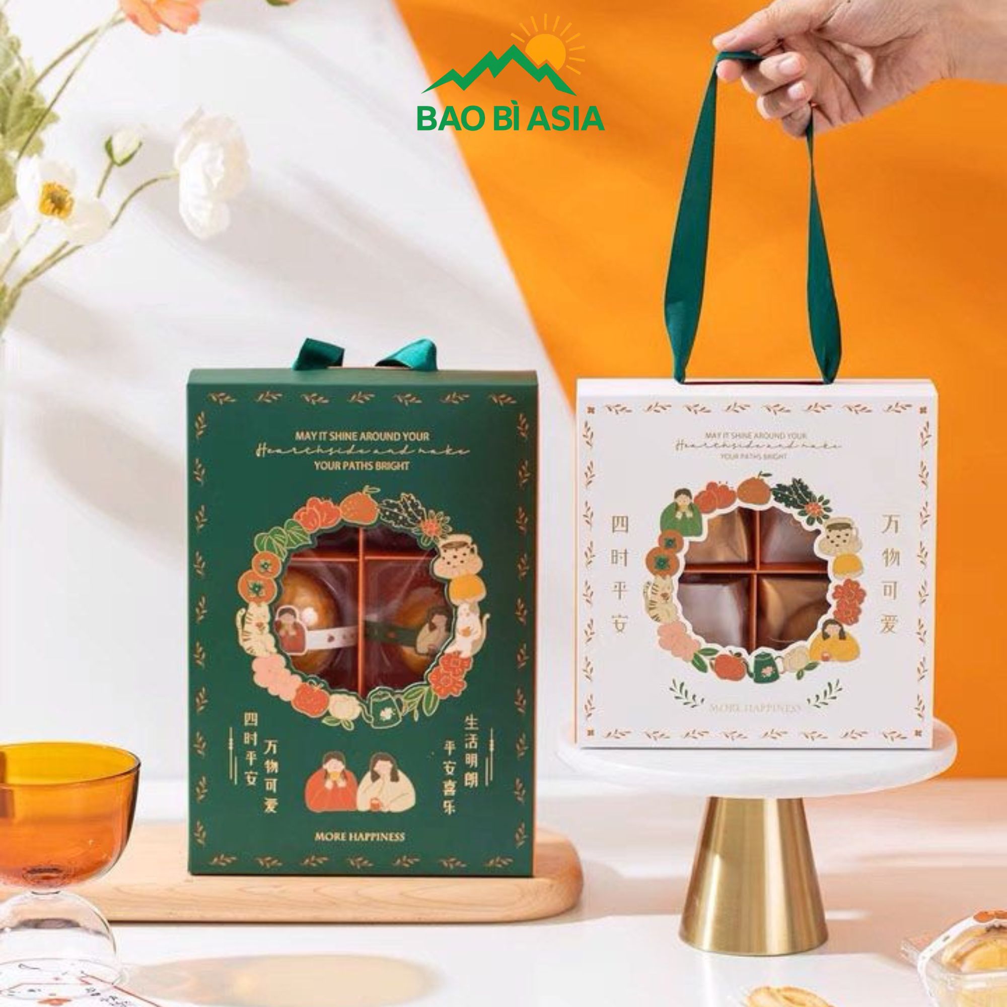 Hộp giấy đựng bánh trung thu đẹp 12