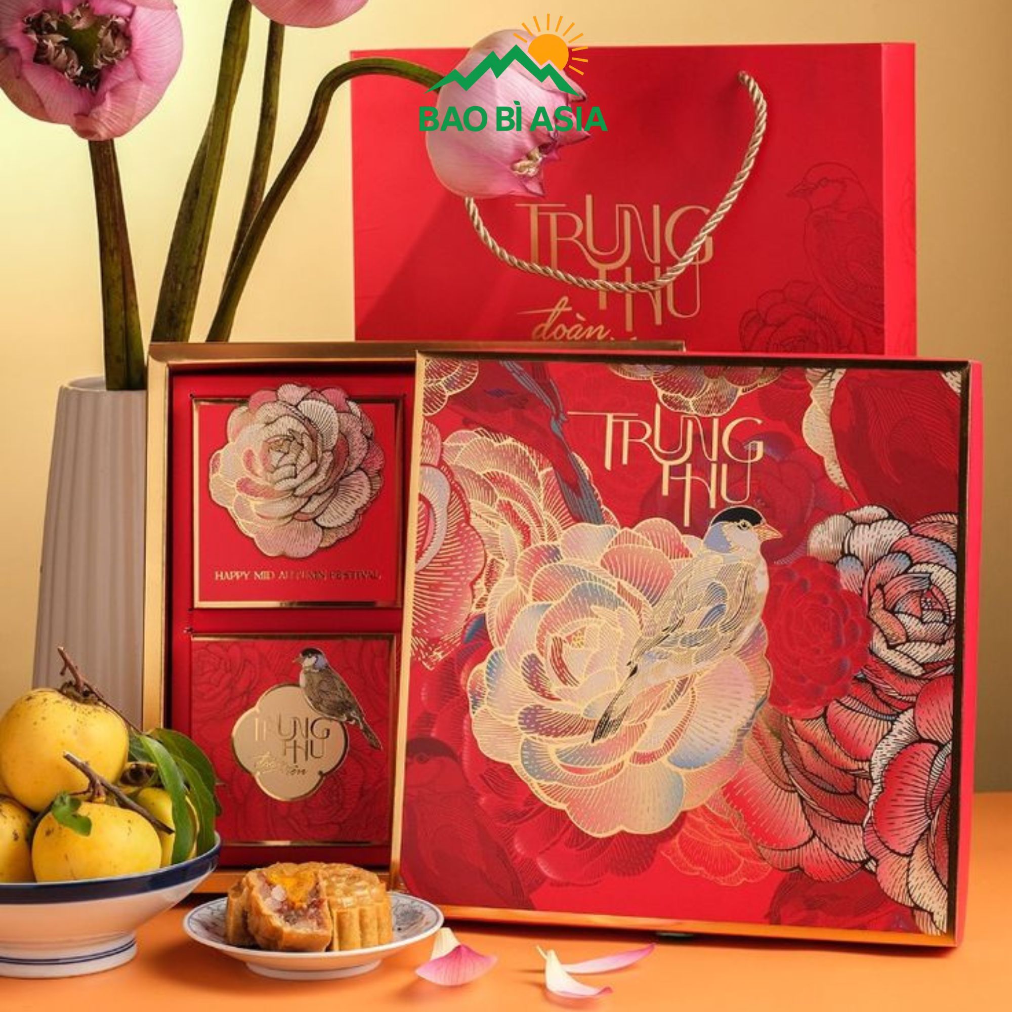 Hộp giấy đựng bánh trung thu đẹp 17