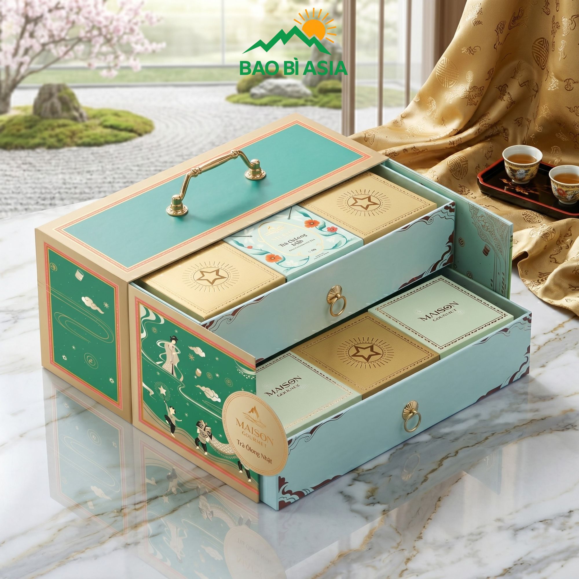 Hộp giấy đựng bánh trung thu đẹp 28