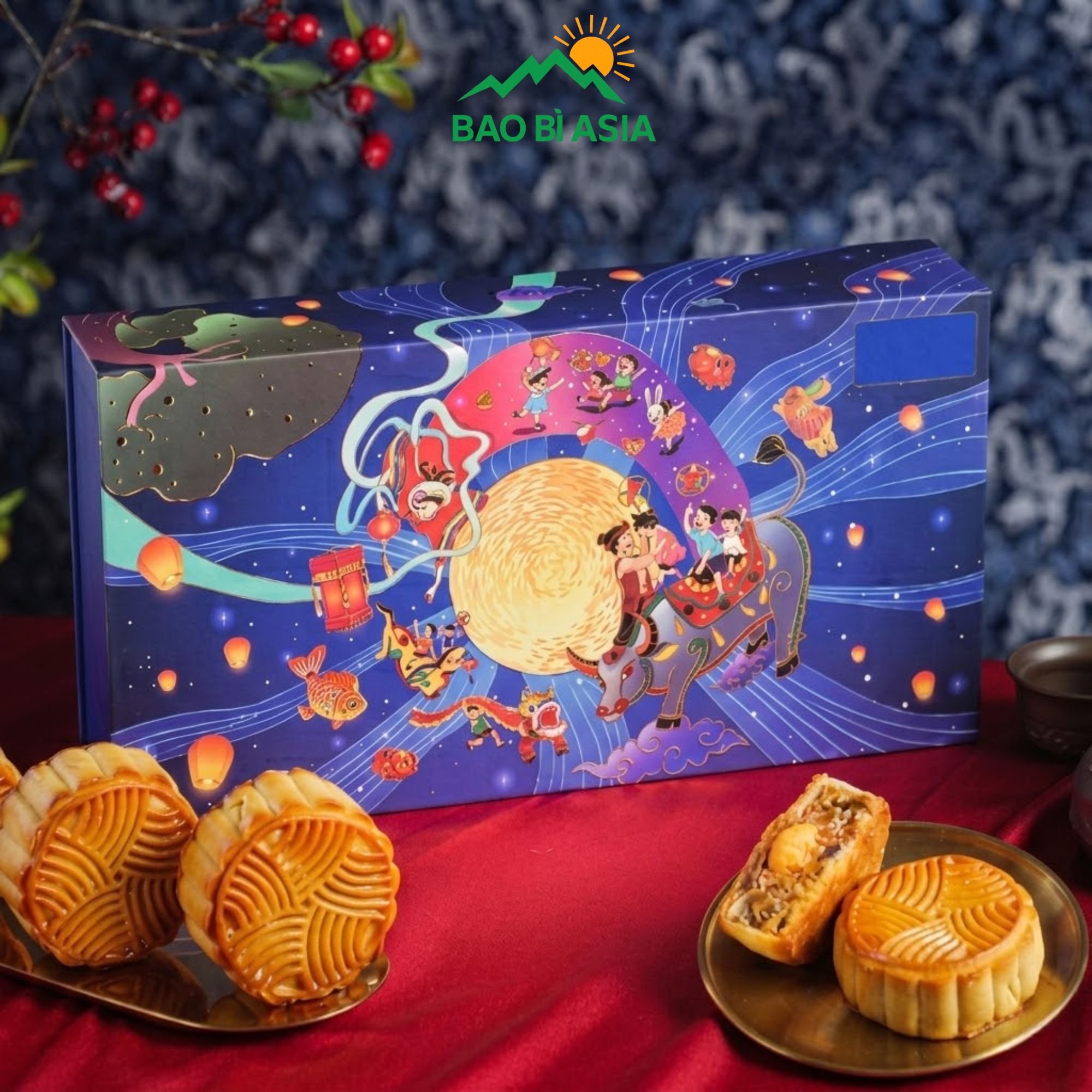 Hộp giấy đựng bánh trung thu đẹp 29
