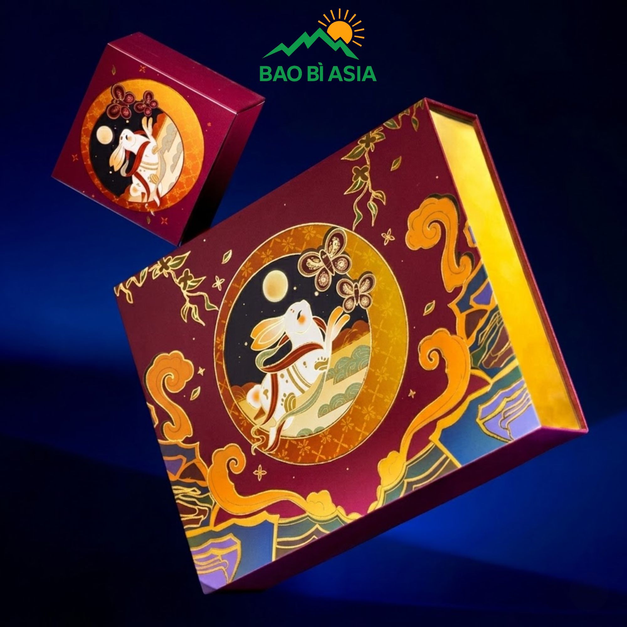 Hộp giấy đựng bánh trung thu đẹp 32
