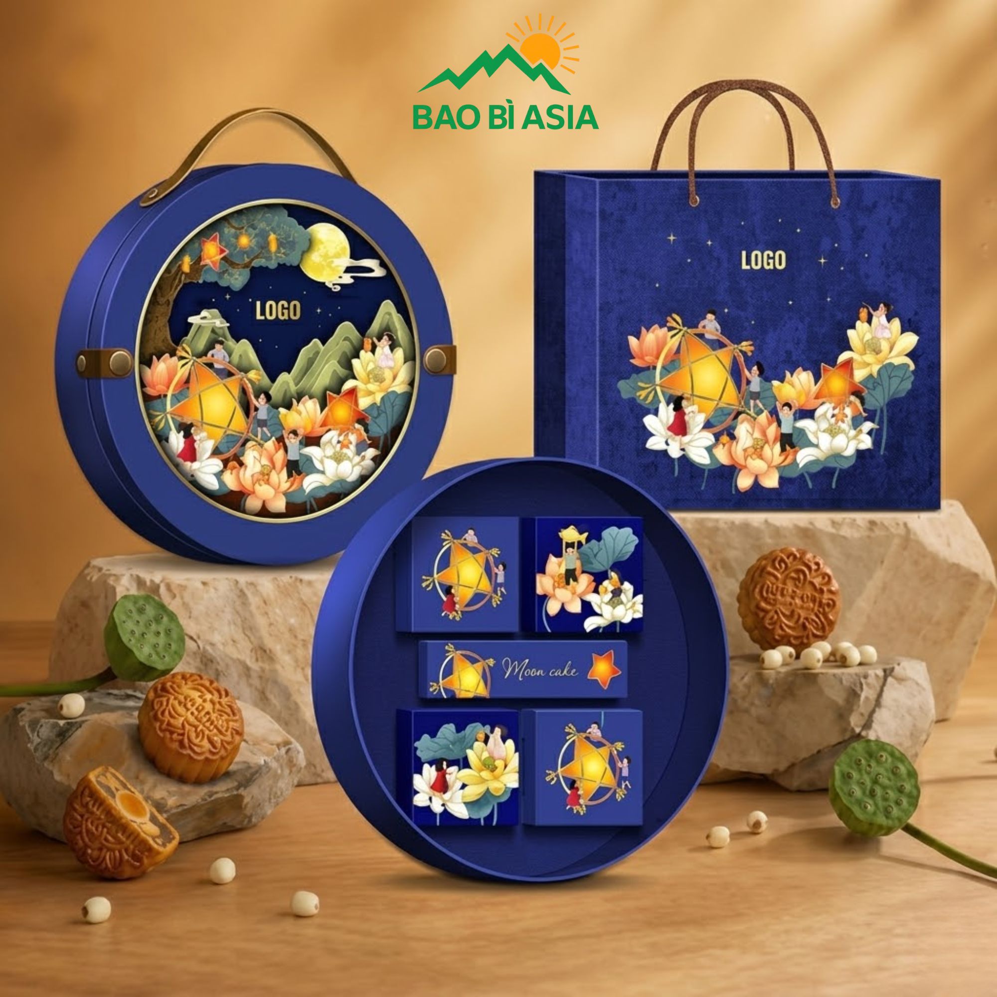Hộp giấy đựng bánh trung thu đẹp 37