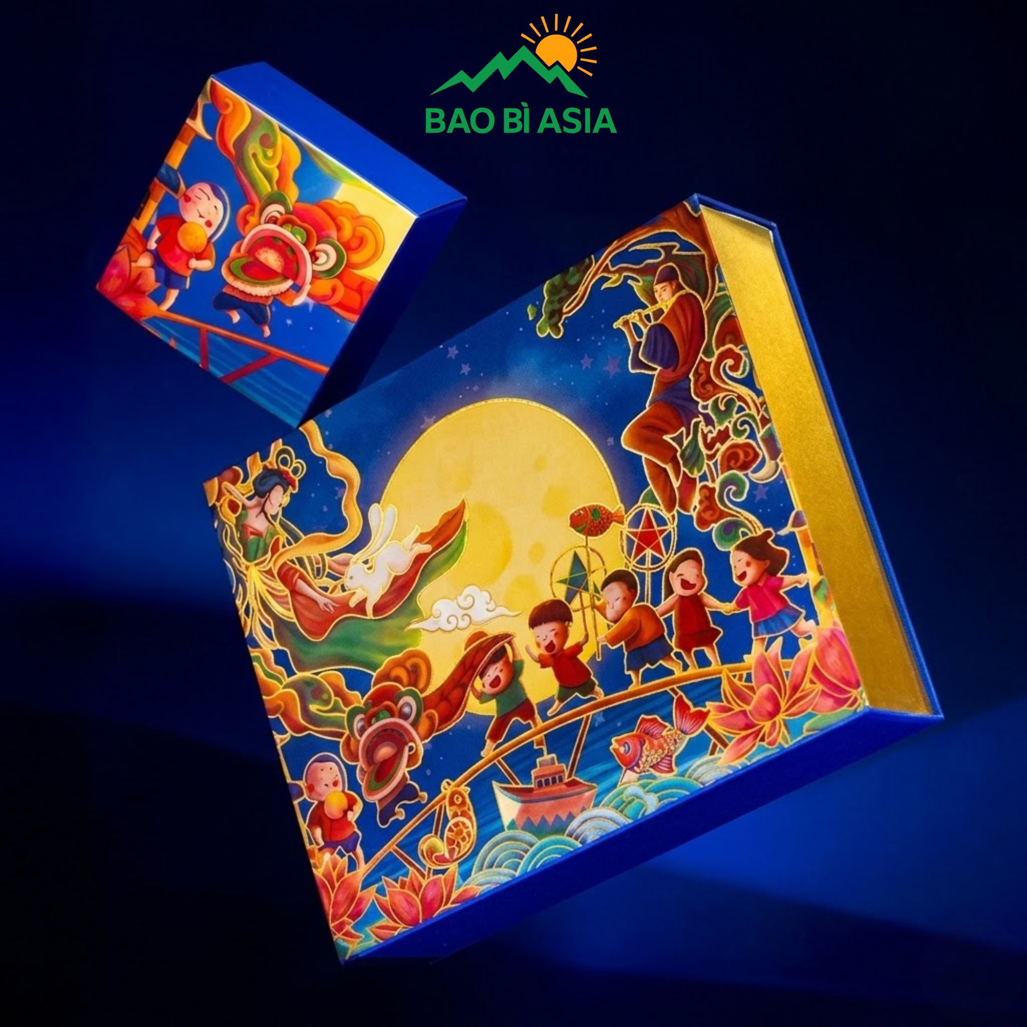 Hộp giấy đựng bánh trung thu đẹp 42