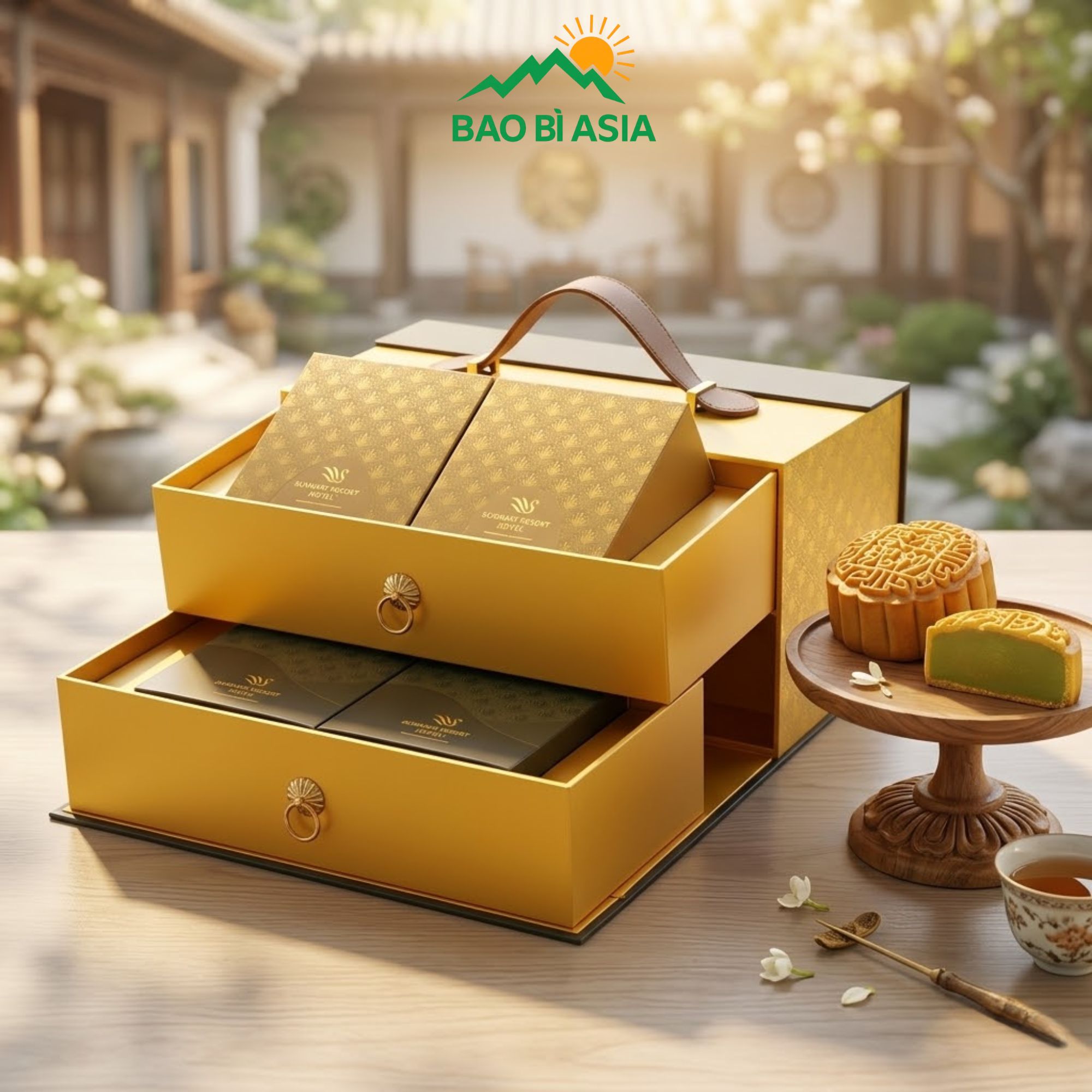 Hộp giấy đựng bánh trung thu đẹp 43