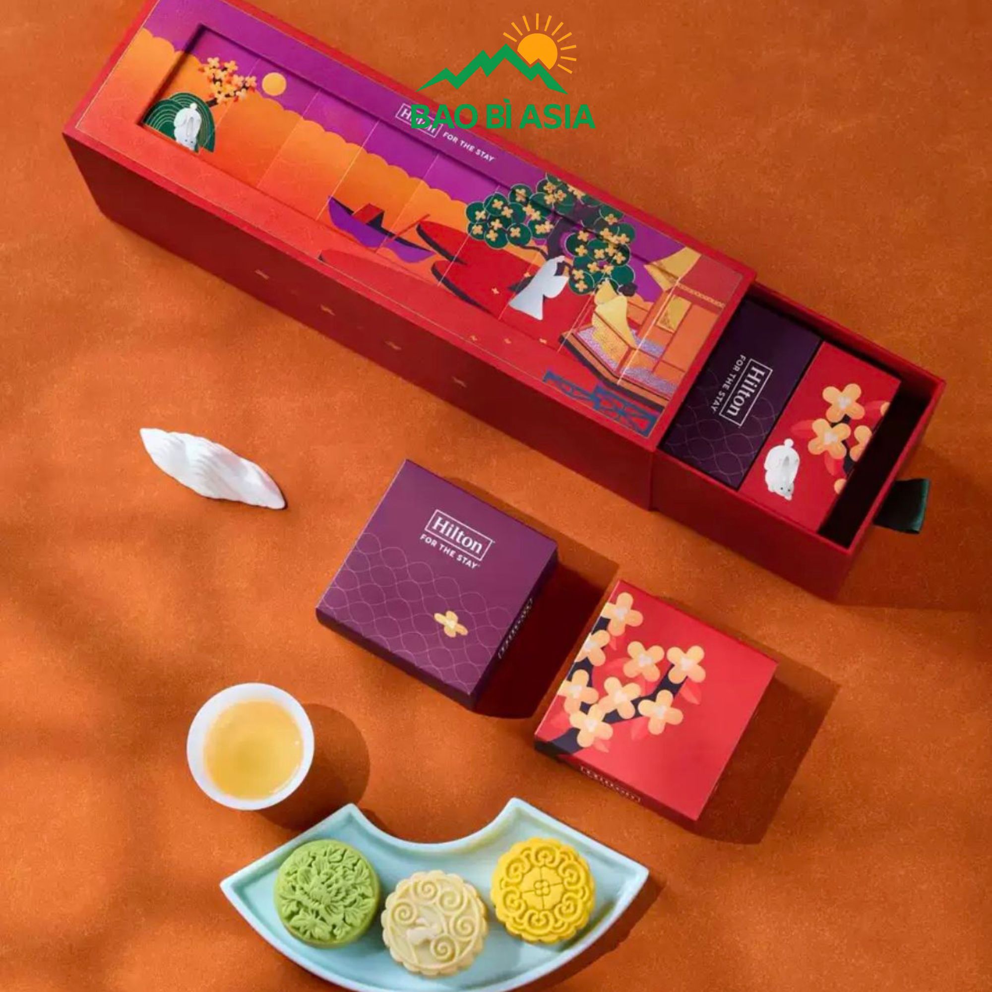 Hộp giấy đựng bánh trung thu đẹp 5