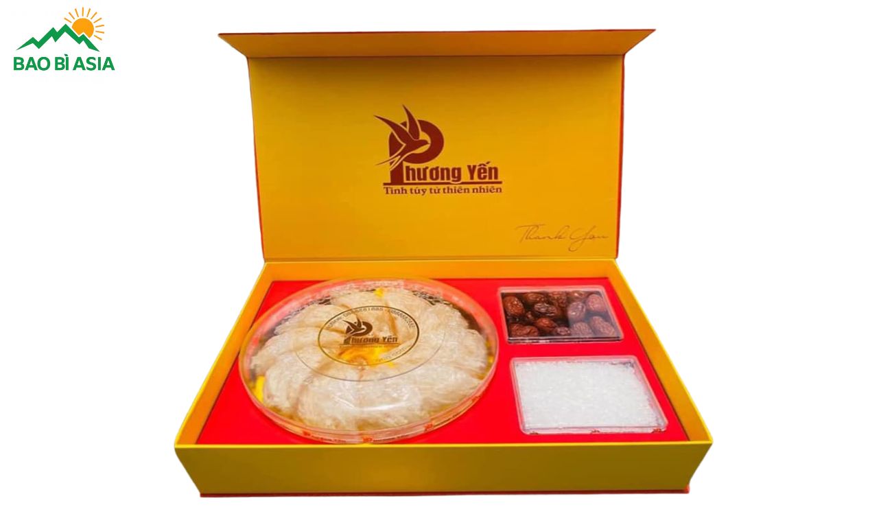 Hộp yến sào nam châm nắp nam châm