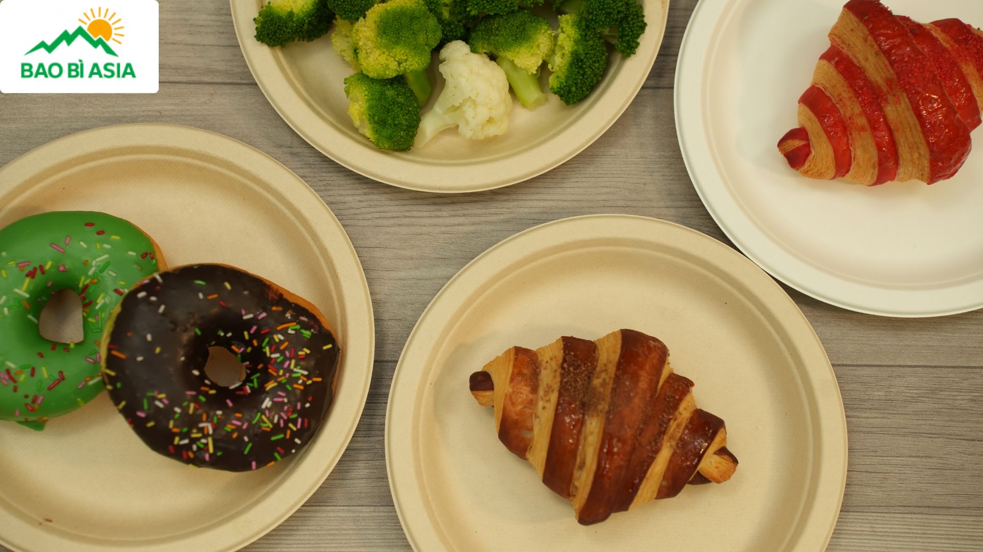 Mẫu khay giấy đựng thức ăn khô