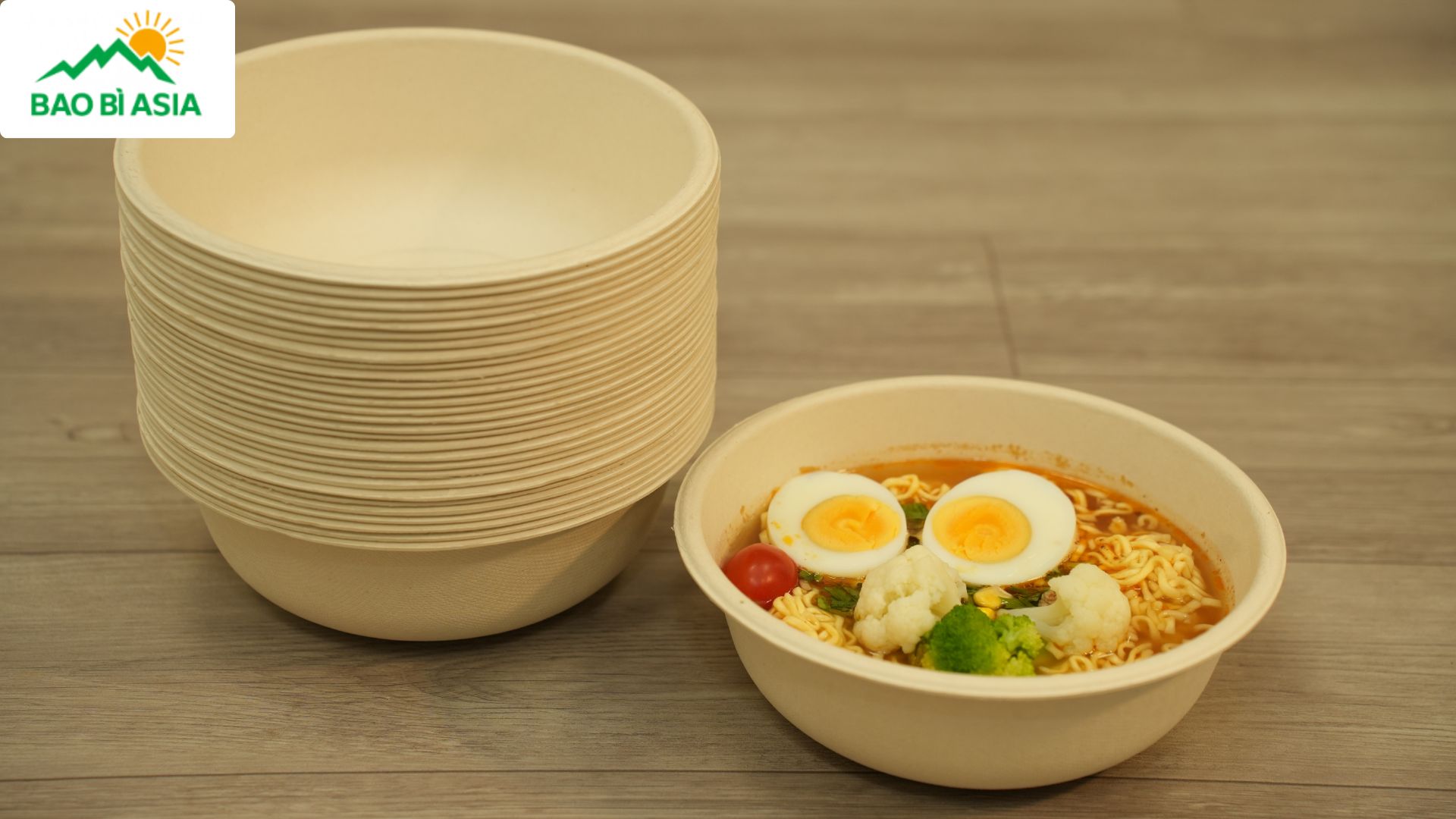 Mẫu khay giấy đựng thức ăn có nước