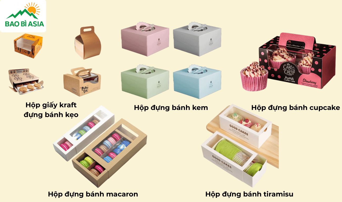 Phân loại hộp đựng bánh