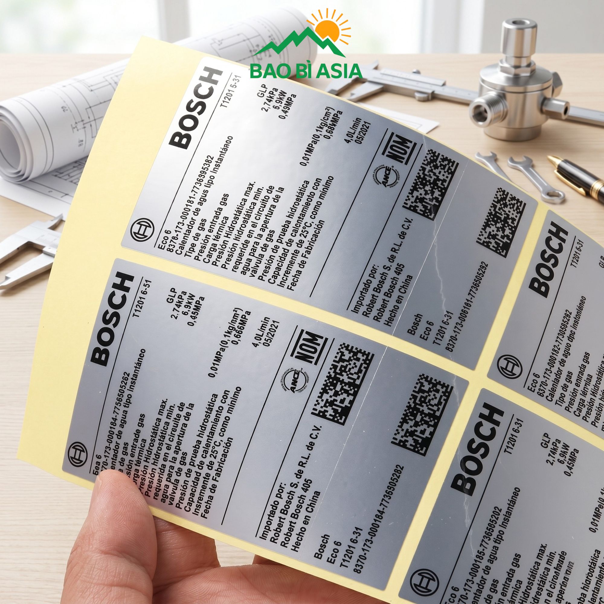 Tem decal xi bạc 12