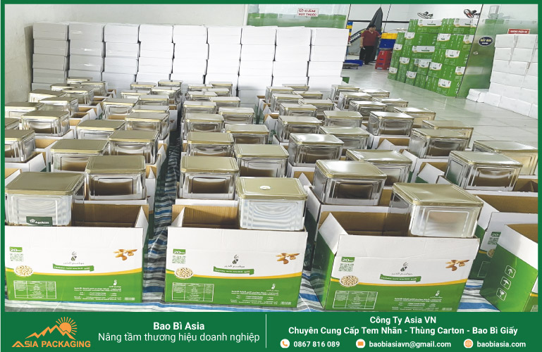 Quy trình sản xuất thùng carton đựng hạt điều