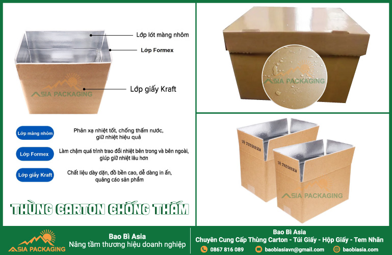 Thùng carton chống thấm nước