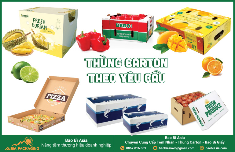 Thùng carton theo yêu cầu