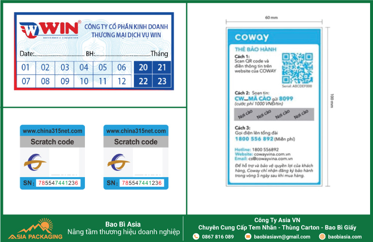 Các sản phẩm nào nên sử dụng tem bảo hành điện tử