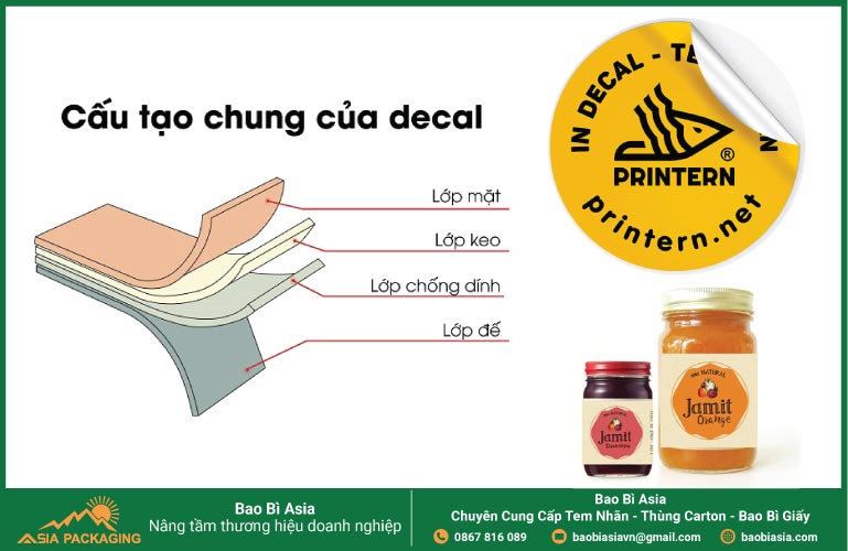 In tem nhãn decal giấy thường