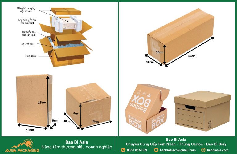 Kích thước thùng carton