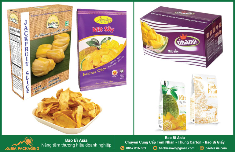Thùng carton đựng mít sấy