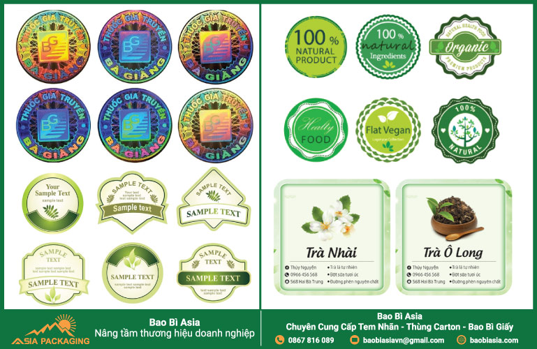 Địa chỉ in tem nhãn sản phẩm