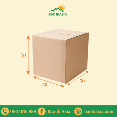Hộp Carton đóng hàng 50x50x50 cm
