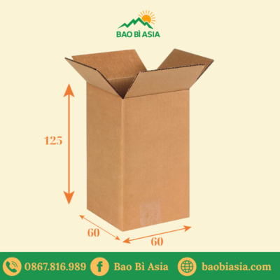 Hộp Carton đóng hàng 60x60x125 cm