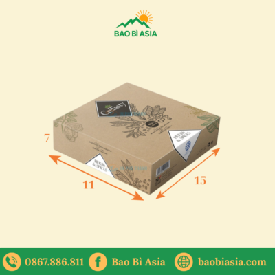 Hộp Đựng Sản Phẩm Handmade – 15x11x7 cm – Giấy Kraft