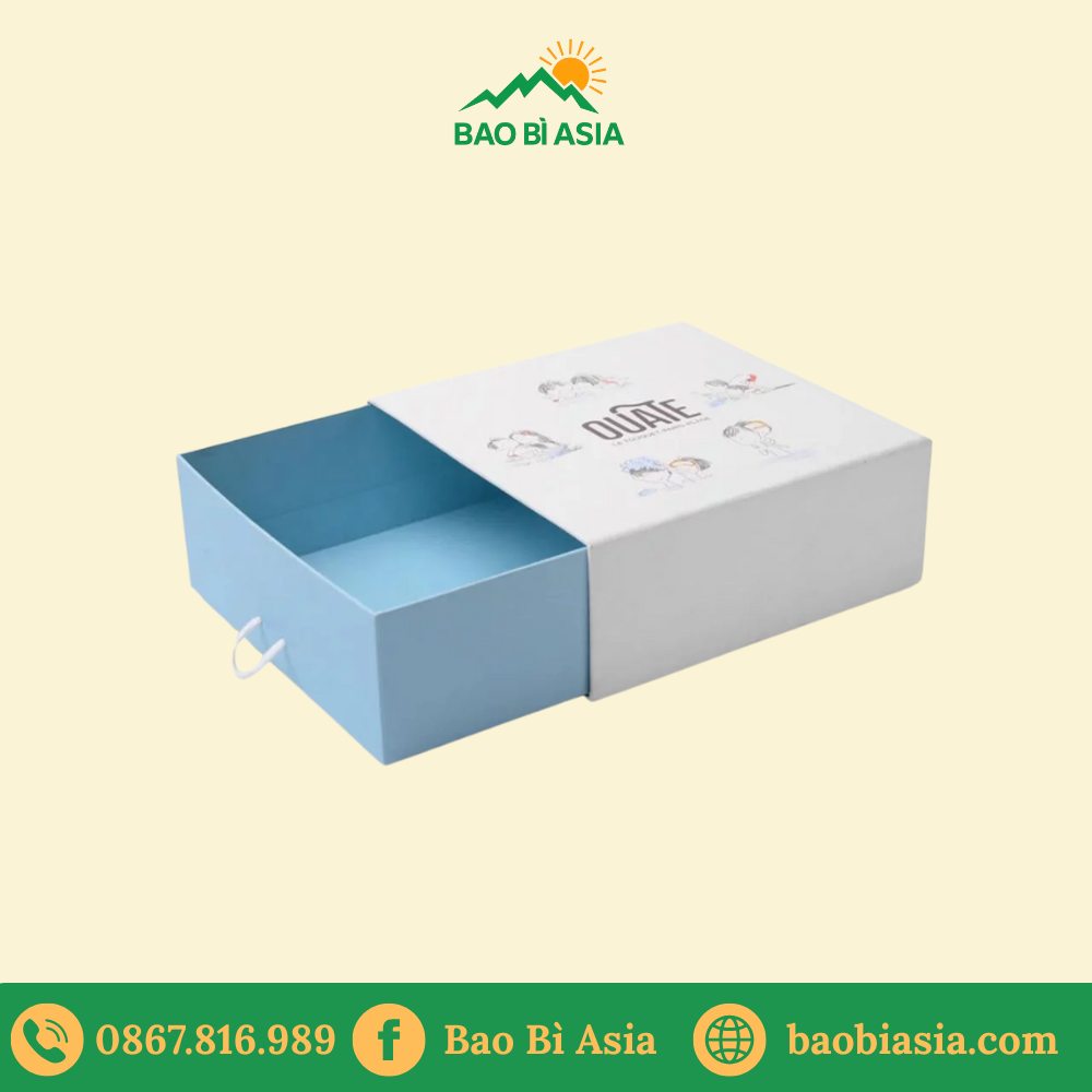 Hộp giấy cứng dạng kéo HGC15