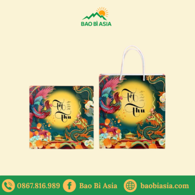 Hộp giấy cứng đựng bánh trung thu HGC10
