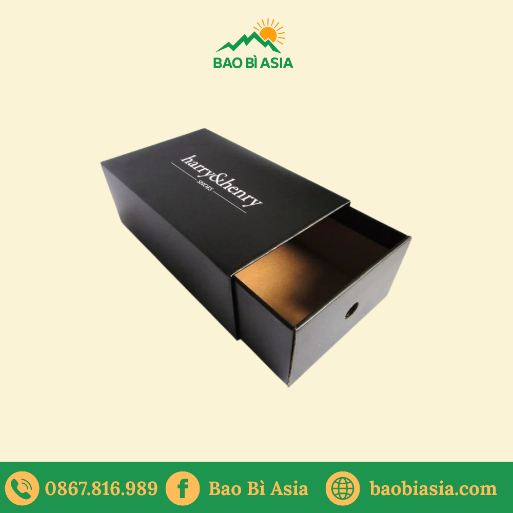 Hộp giấy cứng đựng giày HGC25