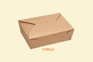 HGK04 – Hộp Kraft thức ăn mang đi 1200 ml