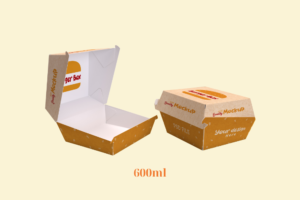 HGK20 – Hộp Kraft burger nhỏ 600ml