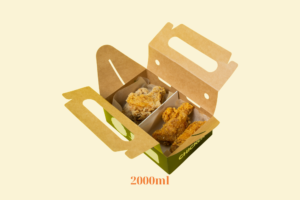 HGK22 – Hộp Kraft gà hộp nhỏ 2000ml