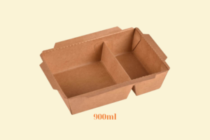 HGK24 – Hộp Kraft 2 ngăn 900ml