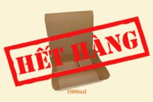 HGK25 – Hộp Kraft 3 ngăn 1000ml