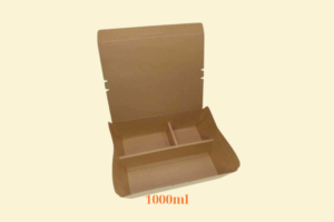 HGK25 – Hộp Kraft 3 ngăn 1000ml