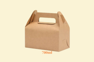 HGK37 – Hộp Kraft có quai xách 700ml