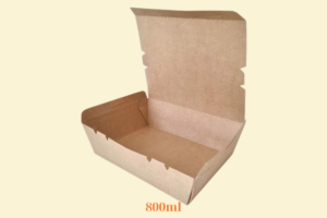 HGK39 – Hộp Kraft đựng nem rán 800ml