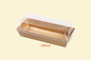 HGK40 – Hộp Kraft dài đựng bánh 500ml