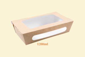HGK44 – Hộp Kraft có cửa sổ 1200ml