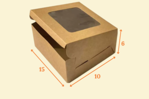 Hộp giấy đựng bánh hand-made HG11