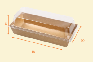 Hộp giấy đựng bánh su kem HG04