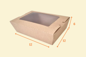 Hộp giấy đựng bánh vuông HG01